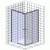 Душевой уголок Акватон «Ritsa 90х90, квадратный» схема