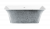 Акриловая ванна Lagard «Evora» серебро