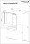 Комплект мебели Бриклаер Карибы 100 схема