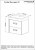 Комплект мебели Бриклаер Палермо 55 подвесной схема