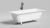 Ванна из искусственного камня Salini Orlanda Axis 190x80