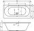 Схема ванны Riho Carolina 170x80