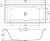 Схема ванны Riho Still Square 180x80