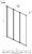 Схема шторки на ванну Ambassador Bath Screens 16041113 90х140