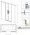 Схема шторки на ванну Radaway Idea PN DWD 180x150