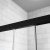 Шторка на ванну Radaway Idea Black PN DWD 140x150 с черным профилем