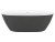 Акриловая ванна Black & White SB330 Grey 170x78, отдельностоящая в сером цвете