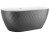 Акриловая ванна Black & White SB320 Grey 170x78, отдельностоящая в сером цвете