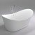 Акриловая ванна Black & White SB104 180x80, отдельностоящая в белом цвете