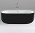 Акриловая ванна Black & White SB109 Black 170x80, отдельностоящая в черном цвете