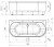 Схема акриловой ванны Radomir Вальс 180x80 с каркасом