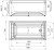 Схема акриловой ванны Radomir Джоанна 140x70 с каркасом