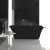 Ванна Globo Relais VA189NE 189x88 из искусственного камня, черная