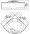 Схема акриловой ванны Gemy G9082 O 150x150 с гидромассажем и аэромассажем