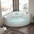 Акриловая ванна Grossman GR-13513-1 135x135 с гидромассажем