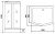 Схема душевой кабины Timo Comfort T-8815F 120x90 с верхним душем