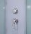 Душевая кабина Timo Eco TE-0709 P 90x90 с верхним душем