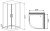 Схема душевой кабины Timo Premium Ilma-901 B Black 100x100 с верхним душем