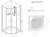 Схема душевой кабины Esbano C ESKB80C 80x80 без крыши