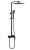 Душевая система Abber Daheim AF8220B, черный матовый