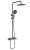 Душевая система Abber Emotion AF8816NG с изливом, никель