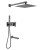 Душевая система Abber Weiss Daheim AF8217NG с изливом, никель