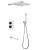 Душевая система Abber Weiss Daheim AF8250 с изливом, хром