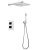 Душевая система Abber Weiss Daheim AF8251, хром