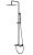 Душевая система Boheme Stick 128-GM с изливом, оружейная сталь