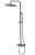 Душевая система Boheme Stick 128-GM.3 с изливом, оружейная сталь