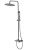 Душевая система Boheme Stick 128-GM.4 с изливом, оружейная сталь