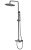 Душевая система Boheme Stick 128-SGM.3 с изливом, оружейная сталь