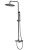 Душевая система Boheme Stick 128-SGM.4 с изливом, оружейная сталь