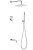 Душевая система Boheme Uno 464-2-CR с изливом, хром