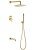 Душевая система Boheme Uno 464-2-G с изливом, золото