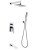 Душевая система Boheme Venturo 374-2 с изливом, хром