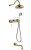Душевая система Boheme Medici 308-SW, бронза