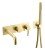 Смеситель для ванны Boheme Uno 464-3-G, золото