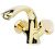 Смеситель для раковины Boheme Satin 291-ST, золото