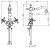 Схема смесителя для раковины Boheme Satin 292-ST