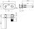 Схема смесителя для раковины Boheme Stick 125