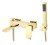 Смеситель для ванны с душем Boheme Q 143-GG.2, золото