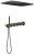 Душевая система Timo Saona SX-2319/03SM, черная матовая