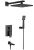 Душевая система Timo Selene SX-3069/03SM, черная матовая