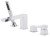 Смеситель на борт ванны Timo Selene 2130/00Y с душем, хром