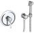 Гигиенический душ Timo Arisa 5309/00SM со смесителем, хром