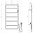 Схема полотенцесушителя Wonzon&Woghand WISMAR WW-AL202