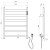 Схема полотенцесушителя Wonzon&Woghand Essen WW-A405