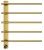 Полотенцесушитель электрический Wonzon&Woghand Nurnberg WW-AL345-BG 52x63, золото