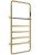Полотенцесушитель электрический Wonzon&Woghand Dusseldorf WW-A203-BG 47x92, золото